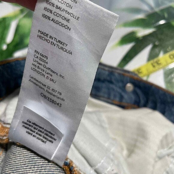 Free People New Dawn Flare Jeans Womens 25 Blue Denim High Rise Button Fly - Picture 11 of 15